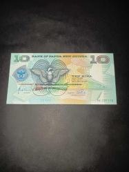 Çil Hibrit Banknot (Papua Yeni Gine 10 Kina)