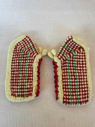 Eskilerde El işi Örme Patik Otantik - Çeyizlik NO 78