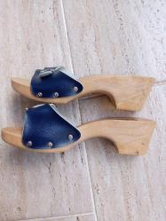 Vintage İtalyan Takunya Terlik /SIFIR ürün/ Tahta takunya