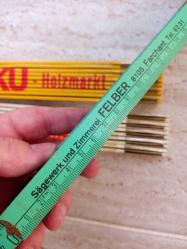 Vintage Metre 3lü / Alman marka