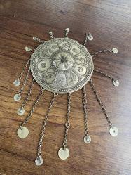 Osmanlı gümüş tepelik kültürel değer el işi koleksiyonluk