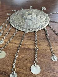 Osmanlı gümüş tepelik kültürel değer el işi koleksiyonluk