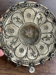 Osmanlı gümüş tepelik kültürel değer el işi koleksiyonluk