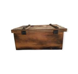 Eskitme Ahşap Kutu - Midi Ahşap Sandık