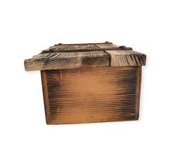 Eskitme Ahşap Kutu - Midi Ahşap Sandık