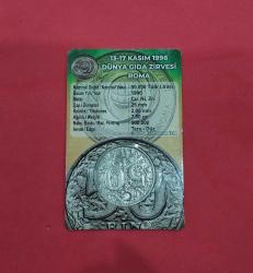 FOLDERLİ 1996 DÜNYA GIDA ZİRVESİ HATIRA