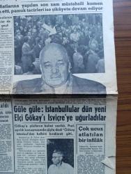 Hürriyet Gazetesi - Turkish Newspaper - 30 Kasım 1957 - Kıbrıs ve Türk İngiliz dostluğu - vatandaş zeytinyağı bol telaşı lüzum yok 2 kiloluk kutular 9 lira ilanı - Zirai kazançlardan bu sene vergi alınması muhtemel - güle güle istanbullular Dün yeni Elçi Fahrettin Kerim Gökay'ı isviçre'ye uğurladılar fotoğraf - Türkçe tangolar bestekarı Necip Celal dün vefat etti - Eisenhower istirahat için çiftliğine çekildi - Perihan Altındağ Sözeri Hamiyet Yüceses Sevim Tanürek Gönül Yazar Kazablanka'da - Migros Türk - Ava Gardner nihayet evleniyor mu fotoğraf - Fransız hükümeti cezayir'de ateş kesilmesini şart koştu - benim olacaksın çizen Faruk Geç - Zeki Müren'in okuduğu Geceler plağı çıkmıştır - milli takımımızı Dün Ankara'ya uğurladık fotoğraf - Sekiz aralıkta Ankara'da karşılaşacağımız Belçika Milli Takımı kadrosu tenkit ediliyor - Fenerbahçe Beykoz saat 14.00'da karşılaşıyor - Futbol Federasyonu reisi kim olacak - Real Madrid Avrupa kupası'nda 6-0 Galip - Kral Murşil'in hazinesi karikatür