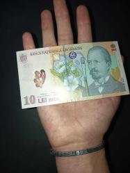 Romanya 10 Lei (Çil, Polimer)
