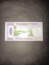 Rwanda 2000 Frank (Çil)