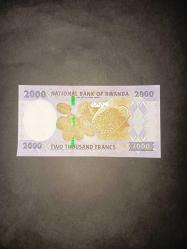 Rwanda 2000 Frank (Çil)