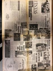 ŞEY HAFTALIK MAGAZİN GAZETESİ DOĞUM GÜNÜ HEDİYESİ  ( Turkish Newspaper ) - 18 KASIM 1980 - TAM TAKIM 12 SAYFADIR -Orhan Gencebay-Sevim Emre-Müjda Ar-Kibariye-Sezen Aksu-Hülya Koçyiğit-Bülent Ersoy-Rıfat Ababay-İşte Bülent’in hayata dönüşü-Arkadaşları Bülent Ersoy’a moral verdi-Sevim Tuna-Mustafa Sağyaşar-Semra İleten-Nazan Şoray-Sami Oksal-Beten Hürmüzlü-Ertaç Ünsal-Serpil Orumçer-Mine Sun-Fatma Belgen-Fatoş Birsen-Erhan Tunay-Arif Meşhur-Saadet Sun-Sevil Ferda-Canan Berker-İnci Sel-Asuman Bendaş-Türkan Tunca-Tanju Okan-Nese Alkan-Esin Gülsöy-Kayahan-Tomris Tez-Funda Gürler-Hülya Işıl-Leyla Ünder-Mehlika Kenter-Mualla Akın-Canan Berver-Roman Dansının İki Ustası Sahne’de-Aşk Yok İse Var-Mualla Akın Evlilik Öncesi Aşk Tazeledi-Filiz Akın-Ahmet Sezgin-Kadir İnanır-Gülistan Okan-Ertem Eğilmez-Müjde Ar-Prenses Banu-Ayhan Gönker-Zerrin Doğan-Bodrum’a gitti ve ortalığı karıştırdı-Bir aşkı yıktı aşık oldu-Kadir’in çektiği dili belası-Şimdi sıra Gülistan Okan’da-Müjde Ar’a nispet yapıyor-