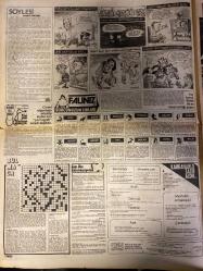 ŞEY HAFTALIK MAGAZİN GAZETESİ DOĞUM GÜNÜ HEDİYESİ  ( Turkish Newspaper ) - 18 KASIM 1980 - TAM TAKIM 12 SAYFADIR -Orhan Gencebay-Sevim Emre-Müjda Ar-Kibariye-Sezen Aksu-Hülya Koçyiğit-Bülent Ersoy-Rıfat Ababay-İşte Bülent’in hayata dönüşü-Arkadaşları Bülent Ersoy’a moral verdi-Sevim Tuna-Mustafa Sağyaşar-Semra İleten-Nazan Şoray-Sami Oksal-Beten Hürmüzlü-Ertaç Ünsal-Serpil Orumçer-Mine Sun-Fatma Belgen-Fatoş Birsen-Erhan Tunay-Arif Meşhur-Saadet Sun-Sevil Ferda-Canan Berker-İnci Sel-Asuman Bendaş-Türkan Tunca-Tanju Okan-Nese Alkan-Esin Gülsöy-Kayahan-Tomris Tez-Funda Gürler-Hülya Işıl-Leyla Ünder-Mehlika Kenter-Mualla Akın-Canan Berver-Roman Dansının İki Ustası Sahne’de-Aşk Yok İse Var-Mualla Akın Evlilik Öncesi Aşk Tazeledi-Filiz Akın-Ahmet Sezgin-Kadir İnanır-Gülistan Okan-Ertem Eğilmez-Müjde Ar-Prenses Banu-Ayhan Gönker-Zerrin Doğan-Bodrum’a gitti ve ortalığı karıştırdı-Bir aşkı yıktı aşık oldu-Kadir’in çektiği dili belası-Şimdi sıra Gülistan Okan’da-Müjde Ar’a nispet yapıyor-