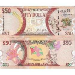 GUYANA 50 DOLAR ÇİL