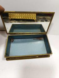 ÇY11------1960'LARDAN AYNALI CAM TENEKEDEN KUTU