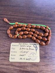 Osmanlı kolyeden Çekoslovak katalin koleksiyonluk usta sertifikalı tespih