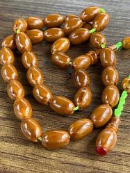 Osmanlı kolyeden Çekoslovak katalin koleksiyonluk usta sertifikalı tespih