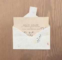 Postadan Geçmiş Beliğ Beler Kartviziti  Mehmet Abut için gönderilmiş kartvizit.