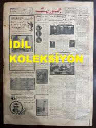 Osmanlıca Cumhuriyet Gazetesi, Orijinal Dönem Basım, (Ottoman Newspaper) - 29 Şubat 1928 - Sayı: 1369 - Hicri: 7 Ramazan 1346 - Yavuz Meselesinin İntikal Ettiği Yeni Safha. Divan-ı Ali Dün, Yeni Safhadan Malumatdar Şahitleri Dinlemiş, Ekrem Bey'in İfadatı Teeyyüt Etmiştir (Foto) Evvelki Gün İstima Edilen Şahitler: Hamdullah Suphi (Tanrıöver) Bey, Doktor Refik (Saydam) Bey, Hasan Bey - Vezne Suistimali. Muhakeme Devam Ediyor. Mebus Ali Rıza Bey, Muamelesi Bitmediğinden Dün de Mahkemeye Getirilmemiştir (Foto) Maznun Emin, Necmettin, ve Hacı Mehmet Beyler - Maarif Cemiyeti Heyet-i İdaresi Toplandı. Dünkü İctimada Necmettin Sadık Bey Cemiyetin Maksat ve Gayesine Dair Heyet-i İdareye İzahat Vermiştir - 