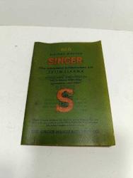 K87----ANTİKA SINGER DİKİŞ MAKİNASI TÜRKÇE TALİMATNAME