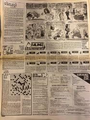 ŞEY HAFTALIK MAGAZİN GAZETESİ DOĞUM GÜNÜ HEDİYESİ  ( Turkish Newspaper ) - 3 ŞUBAT 1981 - TAM TAKIM 10 SAYFADIR -Türkan Şoray-Meri Adil-Gülden Karaböcek-Ayşe Tunalı-Hülya Süer-Gül Nur-Yüksel Uzel-Selma Güneri-Akın Uğurlu-Mine Soley-Ümit Tokcan-Huysuz Virjin-Serbülent Sultan-Şakir Öner-Suna Bayram-Atilla Atasoy-Seyda Ferdag-Hülya Işıl-Fatos Dönmez-Yaprak-Funda Fırat-Defne Yalnız-Emel Sayın-Ahmet Özhan-Süheyla Tezel-Ayhan Özgün-Rüçhan Çamay-Hülya Koçyiğit-Cemile Kutçin-Gülay Alpi-Gönül Kutlu-İzzet Altınmeşe-Nilüfer-Bülent Ersoy-Hülya Sözer-Orhan Gencebay-Sevim Tuna-Sami Gürel-Ayhan Göçer Yeter nikah istiyorum-Uludağ’daki karar gecesi-Servete boğulsam da boşanmayacağım-Günışığı görmeyen kadın-Övünüyor çalışıyor ve güveniyoruz-Ödül verilmez alınır-İstanbul gecelerinde caz esintileri-Fehim Paşa Konağı-Yılın sekreteri kim olacak-Badefa siyah gelinlik giyecek-Para tatlı geldi-Kimse korkum yok-Sevim Tuna’ya Amerikan yardımı geldi