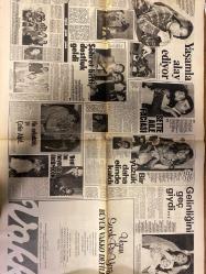 ŞEY HAFTALIK MAGAZİN GAZETESİ DOĞUM GÜNÜ HEDİYESİ  ( Turkish Newspaper ) - 17 ŞUBAT 1981 - TAM TAKIM 10 SAYFADIR -Fatma Girik-Memduh Ün-Sevda-Gökben-Kaya Mutlu-Yaşar Ekinci-Aytan Öncer-Yüksel Uzel-Suna Yıldızoğlu-Zerrin Özer-Nesrin Topkapı-Ümit Tokcan-Necla Nazir-Samime Sanay-Serbülent Sultan-Hülya Koçyiğit-Cemile Kutgün-Gönül Karaca-İzzet Altınmeşe-Hüner Coşkuner-Zuhal Tanyol-Nihal Koknar-Tülay Karaca-Gaye Artun-Leman Sam-Savaş Sökmen-Yalın Soylu-Atilla Yelken-Semra Ersoylu-Defne Yalnız-Bilgen Bengü-Lemi-Ertaç Ünsal-Nurhan Ergin-Funda-Fatos-Duygu-Perihan Sözmen-Mürşide Güngör-Emine Tan-Ayla Feryal-Mediha Şen-Aygören Özmen-Safiye Ferah-Akın Uğurlu-Mine Yalaz-Gülistan Sayın-Zehra Ferhan-Şakir Öner-Gülay Amap-Ünya Aykunoğlu-Ayşe Çakar-Tülay Karaağaç-Şenay Bayram-Zuhal Yorgancıoğlu -Necla Nazır-Çetin Alp-Yüksel Uzel-Zerrin Egeliler-Bülent Kınay-Yıldız Kaplan-Cahide Sonku-Parhan Soyer-Nebahat Çehre-Zerrin Özer-Helena Rubinstein-Tayyar Öztaş-Gönül Yazar-Yavuz Selekman-Savaş Yerli-Turgut Öza