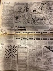 ŞEY HAFTALIK MAGAZİN GAZETESİ DOĞUM GÜNÜ HEDİYESİ  ( Turkish Newspaper ) - 17 ŞUBAT 1981 - TAM TAKIM 10 SAYFADIR -Fatma Girik-Memduh Ün-Sevda-Gökben-Kaya Mutlu-Yaşar Ekinci-Aytan Öncer-Yüksel Uzel-Suna Yıldızoğlu-Zerrin Özer-Nesrin Topkapı-Ümit Tokcan-Necla Nazir-Samime Sanay-Serbülent Sultan-Hülya Koçyiğit-Cemile Kutgün-Gönül Karaca-İzzet Altınmeşe-Hüner Coşkuner-Zuhal Tanyol-Nihal Koknar-Tülay Karaca-Gaye Artun-Leman Sam-Savaş Sökmen-Yalın Soylu-Atilla Yelken-Semra Ersoylu-Defne Yalnız-Bilgen Bengü-Lemi-Ertaç Ünsal-Nurhan Ergin-Funda-Fatos-Duygu-Perihan Sözmen-Mürşide Güngör-Emine Tan-Ayla Feryal-Mediha Şen-Aygören Özmen-Safiye Ferah-Akın Uğurlu-Mine Yalaz-Gülistan Sayın-Zehra Ferhan-Şakir Öner-Gülay Amap-Ünya Aykunoğlu-Ayşe Çakar-Tülay Karaağaç-Şenay Bayram-Zuhal Yorgancıoğlu -Necla Nazır-Çetin Alp-Yüksel Uzel-Zerrin Egeliler-Bülent Kınay-Yıldız Kaplan-Cahide Sonku-Parhan Soyer-Nebahat Çehre-Zerrin Özer-Helena Rubinstein-Tayyar Öztaş-Gönül Yazar-Yavuz Selekman-Savaş Yerli-Turgut Öza