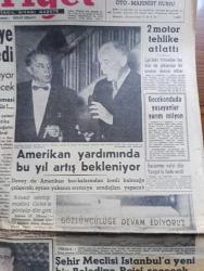 Hürriyet Gazetesi - Turkish Newspaper - 16 Ocak 1958 - Fatin Rüştü Zorlu Kıbrıs için Türkiye'ye emrivaki yapılamaz dedi fotoğraf - gençlik geniş çapta bir Kıbrıs propaganda kampanyası yapacak - Amerikan yardımında Bu yıl artış bekleniyor - Doktor Fazıl Küçük de çeteci papazın entrika peşinde koştuğunu açıkça bildirdi - gecekonduda yaşayanlar yarım milyon - Türk ortodokslarının ruhani lideri Papa Eftim şöyle diyor şaşırmış bir deli olmalı bu adam fotoğraf - şehir Meclisi İstanbul'a yeni bir Belediye Reisi seçecek - Darende hükümet konağı kül oldu - Brigitte Bardot anlatıyor hayatım ve aşklarım yazan Brigitte Bardot Yazı Dizisi - Turgut Reis yazan Feridun Fazıl Tülbentçi Yazı Dizisi - Türkiye İş Bankası - canavar tohumu filmi Lale ve elhamra sinemasında - Bağdat turnesinden dönen kıymetli sanatkar Meral Polat her akşam turkuaz gazinosu'nda - Fenerbahçe Adaleti 2 1 mağlup etti fotoğraf - Vefa Emniyet bugün saat 14.30'da oynuyor - Modaspor 47 Darüşşafaka 43 - Manchester United Kızıl Yıldız