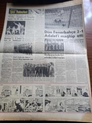 Hürriyet Gazetesi - Turkish Newspaper - 16 Ocak 1958 - Fatin Rüştü Zorlu Kıbrıs için Türkiye'ye emrivaki yapılamaz dedi fotoğraf - gençlik geniş çapta bir Kıbrıs propaganda kampanyası yapacak - Amerikan yardımında Bu yıl artış bekleniyor - Doktor Fazıl Küçük de çeteci papazın entrika peşinde koştuğunu açıkça bildirdi - gecekonduda yaşayanlar yarım milyon - Türk ortodokslarının ruhani lideri Papa Eftim şöyle diyor şaşırmış bir deli olmalı bu adam fotoğraf - şehir Meclisi İstanbul'a yeni bir Belediye Reisi seçecek - Darende hükümet konağı kül oldu - Brigitte Bardot anlatıyor hayatım ve aşklarım yazan Brigitte Bardot Yazı Dizisi - Turgut Reis yazan Feridun Fazıl Tülbentçi Yazı Dizisi - Türkiye İş Bankası - canavar tohumu filmi Lale ve elhamra sinemasında - Bağdat turnesinden dönen kıymetli sanatkar Meral Polat her akşam turkuaz gazinosu'nda - Fenerbahçe Adaleti 2 1 mağlup etti fotoğraf - Vefa Emniyet bugün saat 14.30'da oynuyor - Modaspor 47 Darüşşafaka 43 - Manchester United Kızıl Yıldız