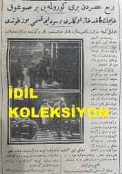 Osmanlıca Cumhuriyet Gazetesi, Orijinal Dönem Basım, (Ottoman Newspaper) - 28 Şubat 1928 - Sayı: 1368 - Hicri: 6 Ramazan 1346 - Dün Divan-ı Ali'de Başta Sıhhiye Vekili Olmak Üzere Muhtelif Zevatın Şehadetine Müracaat Edildi (Foto) Sıhhiye Vekili Refik (Saydam) Bey, Trabzon Mebusu Hasan Bey, Kastamonu Mebusu Ali Rıza Bey - Hayat Pahalılığı. Ali İktisat Meclisi İlk İctimaını Perşembe Yapıyor. Meclisin Başvekil İsmet Paşa Hazretleri Tarafından Küşadı Muhtemeldir - Rub Asırdan Beri Görülmeyen Bir Soğuk: Haliç'in Kağıthane Önleri ve Sütlüce Kısmı Buz Tuttu. Evvelki Gece Hararet-i Nakıs Sekize Kadar Düşmüştür. (Foto) Dünkü Tipi Esnasında Tramvaylara Giren ve Vapurlardan Çıkan Halk - İzmir'de Yeni Bir Banka: İzmir Esnaf ve Ahali Bankası, Önümüzdeki Cuma Günü Açılacaktır - Düyun-ı Umumiyemiz: Tediyat İşleriyle Meşgul Olmak Üzere Paris'de de İki Komite Teşkil Edecektir - Eliza'nın Cenazesinde Türklüğü ve Hükümetin Şahsiyet-i Maneviyesini Tahkirle Maznun Musevilerin Muhakemesine Başlandı