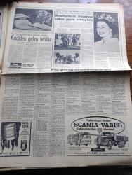 Hürriyet Gazetesi - Turkish Newspaper - 6 Mart 1961 - Cemal Gürsel'in Verdiği Direktif - Turizmi Kayıtlayan Engeller Kaldırılacak - İngiltere Kraliçesi Elizabeth Başkan Cemal Gürsel İle Tanışacak -  Kraliçe Elizabeth ve Edinburg Dükü Prens Philip Fotoğrafları - Kooperatif Mevzuatı İçin Bir Tasarı Hazırlanıyor - Yedi Kurşun Arnavut Caferi Sabıkalılar Aleminden Sildi - Batman Petrol Tasfiyehanesi Sayesinde Hızla Kalkınıyor - Haftanın En Mühim Maçı Fenerbahçe Gençlerbirliği Maçı Hadiseli Geçti -  Yusuf Ağa'nın 21 Çocuğu Var fotoğraf - Dedektif Nik'in Maceraları Çizgi Roman - Antalya Mersin Ve Kıbrıs Arasında Araba Vapuru Seferleri Yapılacak - İstanbul'da Bugün Sinema Programı - Fenerbahçe Gençlerbirliği Maçında 83. Dakikada Saha Bir Anda Karışıverdi Fotoğraflar  - Fatoş karikatür - Gökler Hakimi Gordon karikatür - İstanbul'da bugün bu gece sinema tiyatro programı - DYO - Gırgır elektriksiz halı süpürgeleri - Türkiye İş Bankası - sana döneceğim yazan Mükerrem Engin Yazı Dizisi - Ülker