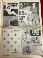 ŞEY HAFTALIK MAGAZİN GAZETESİ DOĞUM GÜNÜ HEDİYESİ  ( Turkish Newspaper ) - 28 ARALIK 1981 - TAM TAKIM 12 SAYFADIR -Orhan Gencebay-Emel Sayın-Seda Sayan-Berrin Özer-Nihal Arda-Hülya Koçyiğit-Zerrin Egeliler-Müjde Ar-Sevda Karaca-İbrahim Tatlıses-Safıye Filiz-Tamer Kafadar-Nigar Uluerer-Sermin Can-Alev Altın-Hülya Mıhçı-Kşengül Kaymak-Yasemin Kutsi-Akın Uğurlu-Perihan Onur-Aysel Cengiz-Tülin İzek-Güldez Tezcan-Sevda Ferdag-Feride Karaca-Seçil Heper-Ersen-Emel Sayın-Sevda Karaca-Kadir İnanır-Nigar Uluerer-Hülya Koçyiğit-Barbra Streisand-Tarkan-Sezen Aksu-Orhan Gencebay-Sophia Loren-Türkan Şoray-Leszek Kırça-Brigitte Bardot-Hümeyra-Richard Burton-Barış Manço-Ayşe Pekkan-Sibel Turnagöl-Aylin Urgal-Bilge Şan-Ömer Şan-Nigar Uluerer-Sami Günay-Şehika Burç -1982’de sizi neler bekliyor-Kral dairesinde büyük buluşma-Dostluğa patlayan şampanyalar-Kalpleri sizler için çarpıyordu-Ben fahişe değilim-Seçil Heper’e sahne izni çıktı-Ersen verem oldu-Emel Sayın üç ateş arasında-Sevda Karaca deri hastalığ