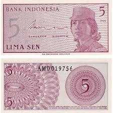 1964 YILI ENDONEZYA 5 SEN çil