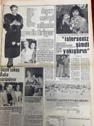 ŞEY HAFTALIK MAGAZİN GAZETESİ DOĞUM GÜNÜ HEDİYESİ  ( Turkish Newspaper ) - 6 NİSAN 1981 - TAM TAKIM 10 SAYFADIR -Emel Sayın-Seyyal Taner-Bülent Ersoy-Mustafa Sağyaşar-Mediha Kıran-Akın Uğurlu-Defne Yalnız-Sermin Can-Asu Maralman-Çetin Alp-Sevda Alpay-Safiye Ünal-Nedret Selçuker-Asuman Bendas-Zarife Seba-Mehtap Ar-Gülcan Yılmaz-Meral Elgin-Nilgün Altınel-Nesli Tilmaci-Nese Alkan-Mehlika Kenter-Osman Y. Dereli-Bal Kardeşler-Semra Türel-Müjdat Gezen-Perran Kutman-Gülsen Tuncer-Gaye Artun-Mehmet Güçlü-Muhterem Nur-Rıfat Bilsen-Gülistan Sayın-Cilem-Serpil Çakmaklı-Oya Aydoğan-Tayfun Gömmen-Erhan Tunay-Hale Hanzade-Nazan Soray-Eşref Kolçak-Aydoğan Ersöz Emel Sayın’a hamilelik yakıştı-Olursa ikiz olsun-Benim kızım daha çocuktur-Seyyal Taner’i yıkan sonuç 1 yıllık ömrü kaldı-Tıbba sığınıyorum-Peçenin ardındaki gerçek-Benzeteni benzeteceğim-Resepsiyon evliliği şans getirdi-Güzelliğin bilimi-Çabuk pes etti-Baskın-Küllenen aşk alevlendi-Yılın sekreterleri ödüllere boğuldu-Son ümidi jogging-Arabes