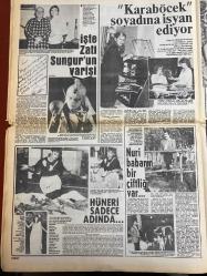 ŞEY HAFTALIK MAGAZİN GAZETESİ DOĞUM GÜNÜ HEDİYESİ  ( Turkish Newspaper ) - 9 KASIM 1981 - TAM TAKIM 12 SAYFADIR -Kadir İnanır-Canan Yaka-Hatice İnanır-Mualla Özbek-Banu Alkan-Gülden Tuncer-Ümit Besen-Gönül Yazar-Nazan Şoray-Hüseyin Peyda-Biricik-Nigar Uluerer-Adnan Pekak-Akın Uğurlu-Nazan Berk-İsmail Badilli-Sevim Emre-Tanju Okan-Sermin Can-Selma Güneri-Ferdi Özbeğen-Yasemin Kutsi-Coşkun Erdem-Barış Manço-Serpil Çakmaklı-Musa Gönenç-Gülden Karaböcek-Gülden Çelik-Hüner Coşkuner-Nuri Sesigüzel-Zati Sungur-Ruza Özlügüner Kadir İnanır Canan Yaka evliliği suya mı düştü-Nikahı iki kadın engelliyor-Oğlumun kararına güveniyorum-Ne anadan ne yardan-Kadir’i çok seviyorum amma-Söyleyin benden güzeli var mı-Banu Alkan pamuk prensesin üvey annesini de geçti-Hizmette sınır yoktur-Yaşam sigortalılar büyüyor-Yasemin Kutsi aslını unuttu-Allahım gönlüme göre bir kız-Coşkun Erdem 25. sanat yılını kutluyor-Barış Manço kendini hıyar gibi hissediyor-Serpil Çakmaklı nişanı attı-Allah dedi Allah yüzüne baktı-