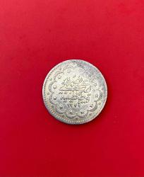 5 Kuruş 1277/13 Gümüş Para Çok Nadir