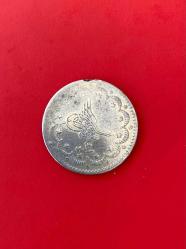 5 Kuruş 1277/13 Gümüş Para Çok Nadir