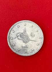 2 Kuruş Gümüş 1327/5 RR-Çok Nadir