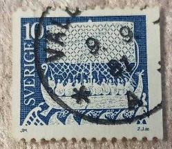 1973 İsveç Pulu - Viking Gemisi 10Krn