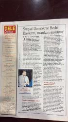 TELE ŞAMDAN HAFTALIK TELEVİZYON-MÜZİK-MAGAZİN DERGİSİ - 19 HAZİRAN 1999 -  CEYDA DÜVENCİ – KAAN GİRGİN – ÖZGÜR ÖZGÜLGÜN – ARZU YANARDAĞ – MUSTAFA ALTIOKLAR – KENAN DOĞULU – ALİŞAN – EMİNE ÜN – CİGULİ – SERAP EZGÜ – BEDRİ BAYKAM – KENAN ERÇETİNGÖZ – MAHSUN KIRMIZIGÜL – METİN GÜNEŞ – HİLMİ TOPALOĞLU – BURHAN AYDEMİR – MUAZZEZ ERSOY – ESİN ÖVET – NADİDE SULTAN – GARO MAFYAN – AYSEL GÜREL – AŞKIN TUNA – SEDA AKAY – HAKKI YALÇIN – ÖZKAN TURGAY – GAMZE SAYGI – ŞEBNEM ÖZİNAL- CEYDA DÜVENCİ EVLİLİK İÇİN BOŞANMA BEKLİYOR – ÖZGÜR ÖZGÜLGÜN’ÜN ALDATILMA İTİRAFI – ARZU YANARDAĞ & MUSTAFA ALTIOKLAR OLAY ÇİFT – KENAN DOĞULU AVRUPA YOLCUSU – ALİŞAN “VAR YA” İLE PATLAMAYA HAZIR – EMİNE ÜN’ÜN GÖZÜNE TOPLU İĞNE BATTI – CİGULİ’DEN SABAH AKŞAM TABLET – SERAP EZGÜ’DEN DEDİKODULARA YANIT – BEDRİ BAYKAM’DAN EYFEL’DE MANKE NLİK PERFORMANSI – METALLICA KONSERİNDE MAHSUN VE PRESTİJ EKİBİ – 14 MİLYON AVRUPALI TÜRKİYE’Yİ İZLEDİ – FOLLIGRAFT SAÇ YENİLEME YÖNTEMİ – NADİDE SULTAN’DAN “KONYALIM” YORUMU- HÜLY- 40 SAYFA