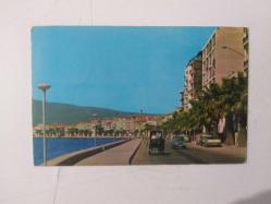 PTT / İZMİR KORDON Kartpostal ( 2  Pullu, etiketli, notlu )