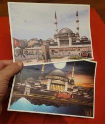 2 ADET TAKSİM CAMİİ KARTPOSTALI.