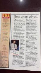 TELE ŞAMDAN HAFTALIK TELEVİZYON-MÜZİK-MAGAZİN DERGİSİ - 4 EYLÜL 1999 - AJDA PEKKAN – İBRAHİM ERKAL – FATMA GİRİK – SİBEL CAN – FERDA ANIL YARKIN – AŞKIN NUR YENGİ – LALE MANSUR – FIRAT KAYA – ESRA AKKAYA – KENAN ERÇETİNGÖZ – MEHMET TEOMAN – CENK EREN – CİHAN DOĞAN – ALİ SAYAR – CAN KOÇ – ARTO – DENİZ SEKİ – AYÇA TEKİNDOR – MUSTAFA ERYAVUZ – RÜŞTÜ ERATA – ŞEBNEM ARDA – BURBUÇE RUŞİTİ – DEMET AKBAĞ – SİNAN BENGİER – SALİH KALYON – YILMAZ ERDOĞAN – FUAT KOZLUKLU – COŞKUN SABAH – TAŞKIN SABAH – MELİKA ZOBU – ATİLLA SARAL – TOM HANKS – MEG RYAN – ROBERT REDFORD – GEORGE SEGAL- AJDA PEKKAN’DAN DUYGUSAL RÖPORTAJ – İBRAHİM ERKAL “DEPREM” FİLMİNDEN VAZGEÇTİ – FATMA GİRİK’TEN SİBEL CAN’A YİNE TEPKİ – FERDA ANIL YARKIN & AŞKIN NUR YENGİ DUYGU YARIŞINDA – LALE MANSUR AMERİKA’DA HARCAMA YAPIYOR – “ŞİRİN” AMERİKA’DA EVLENDİ – DEPREM SONRASI EĞLENCE MEKANLARI YENİDEN AÇILIYOR – MUAZZEZ ERSOY’DAN NOSTALJİK KLİP – “4. DUVAR” 100. HAFTAYI GERİDE BIRAKTI – RÜŞTÜ ERATA KANAL D’YE GEÇTİ – ŞEBNEM - 40 SAYFA