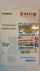 ÜRETİM DÜNYASI, AYLIK ÜRETİCİ FİKİR VE HABER DERGİSİ - EKİM 1995 SAYI: 8 H. OYA BAYSAL - OSMAN BAYSAL - AHMET BAYSAL - ALİ İHSAN GÜNAL - ABDULLAH BÖRÜBAN - LERZAN ÖKE - ALPER ALKAN - EMİNE SARILAR - HASAN BEHİL - TAMER KÜÇÜKEL - LEVENT VURAL - FULYA BOSTANCI - ESEN ÇUFAOĞLU - YAMAN TÖRÜNER - AYDIN AYAYDIN - CİHAN PAÇACI - YALÇIN ÖNER - VAROL CİVİL - UFUK UYAN - İZZETTİN ÖNDER - ÖZTİN AKGÜÇ - ATALAY ŞAHİNOĞLU - TAYFUN BAYAZIT - ATİLLA BAĞRIAÇIK - TANFER ÖZKANLI - NESTEREN DAVUTOĞLU - MURAT TAŞPINAR - YENAL ANSEN - İLHAN ULUDAĞ - M. YILMAZ ARIYÖRÜK - ATA AKSOY - MURAT YARAR YÖNETİLMEYEN TOPLAM KALİTE - BANKACILIK VE FİNANS SEKTÖRÜ - BANKAPİTAL - BANKA/KALİTE UYGULAMALARI - LEASING SEKTÖRÜ - KÜLTÜR/SANAT - EĞİTİM - ÇEVRE - TEKNOLOJİ VE YATIRIM - VAKIF LEASING - XEROX-BAYMAK - TEBA - USAŞ - BULMACA - TAM TAKIM EKSİKSİZ 66 SAYFA