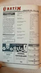 ÜRETİM DÜNYASI, AYLIK ÜRETİCİ FİKİR VE HABER DERGİSİ - EKİM–KASIM 1996 SAYI: 20 OSMAN BAYSAL – H. OYA BAYSAL – ABDULLAH BÖRÜBAN – SERKAN SABRİ BARUT – LERZAN ÖKE – İNCİ BAGATIR – GÜLŞAH ÖNEN – MEHMET ÇABUK – ENDER KARAKOÇ – TURAN SARIGÜLLE – PROF. DR. TOKTAMIŞ ATEŞ – ENDER ALTIOK – HÜSEYİN ÖZGEN – SELEN DOĞAN – SAVAŞ AVCI – PROF. DR. GÜNDÜZ ÖZIŞIK – İLKİN KIBAR – HÜLYA ŞEN – M. ATA AKSOY – SİNAN ERDEM – YILMAZ VURAL – İLHAN ERASLAN TÜRKİYE HAZIR GİYİM SANAYİCİLERİ DERNEĞİ BAŞKANI İLE SÖYLEŞİ – PROF. DR. TOKTAMIŞ ATEŞ İLE SÖYLEŞİ – YENİ BİR YÖNETİM ANLAYIŞI: KYOSEI – TIBTA GENETİK MÜHENDİSLİĞİ VE BİYOTEKNOLOJİ – ÇEVRE YÖNETİM SİSTEMLERİ – KORMETAL’E ISO 9002 – AVRUPA KALİTE ÖDÜLÜ BRISA’NIN – TÜKETİM ALIŞKANLIKLARI VE ÇEVRE – MAHALLİ İDARELER HAKKINDA GÖRÜŞ – XEROX’TAN DOKÜMANTASYON SEMİNERİ – BANK2000 YAZILIMI – PANTENE PRO-V İLE 14 GÜN – BRIDGESTONE’DAN YENİ ÜRÜN – KORMETAL GECESİ – İNTES PARK VİLLALARI – OLYMPİST 2004 – KANAL SAVAŞLARI – YILMAZ VURAL İLE  - TAM TAKIM EKSİKSİZ 66 SAYFA
