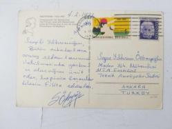 AMSTERDAM / HOLLAND Prinsengracht met Westertoren POSTCARD ( KARTPOSTAL) Einstein Stamp United States and 1869-1969 United States Professional Basebal