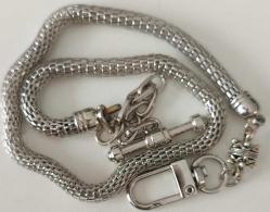 ORTA DÖNEM MADENİ ALAŞIM(BİR ÇOK MADENİN BİLEŞİMİ) OLAN MUHTEŞEM CEP SAATİ KÖSTEĞİ (ZİNCİRİ) S1AA1A NADİR