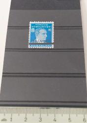 1938 ATATÜRK MATEM MAVİ 8 KURUŞ İSFİLA NOSU 1391 OLAN TEK PUL TEK SERİ ORİJİNAL MNH 2024 KATALOK DEĞERİ; 13.500TL TTT1R1 ÇOK NADİR
