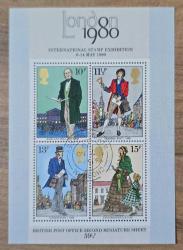 İngiltere 1979 Sir Rowland Hill'in Ölümünün 100. Yıldönümü Damgalı Blok