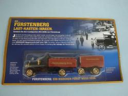 FÜRSTENBERG - Alman Bira Firması LOGOLU ( 1909 DÜRKOPP / Cabrio ) MAKET OYUNCAK VAGONLU KAMYON ( AMBALAJINDA ) - 14 cm.