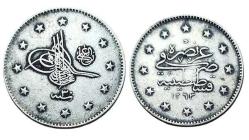 2. Abdülhamid · 2 Kuruş · (1293/30) · Kostantiniye · Gümüş 2.41 gr